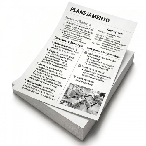 Impressão Econômica A4 PB