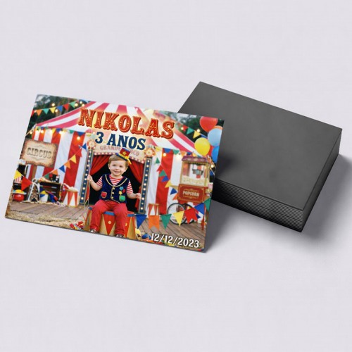 Ímã de Geladeira Festa 10 x 7cm